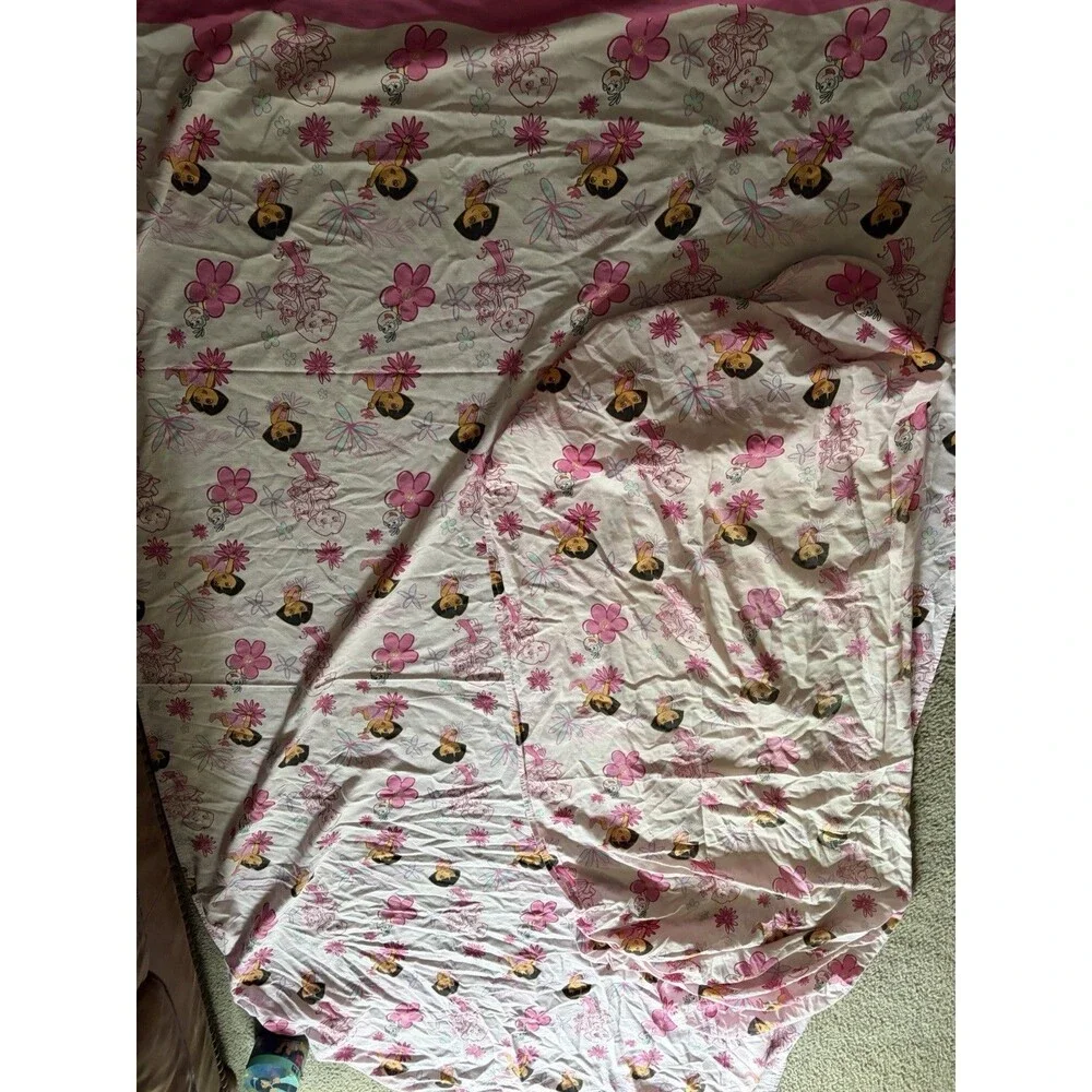 VTG Y2K Dora The Explorer Twin Single Bet Sheet Set Flat & Fitted